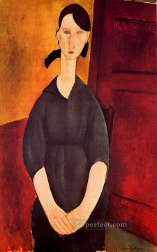 retrato de paulette jourdain 1919 Amedeo Modigliani Pinturas al óleo
